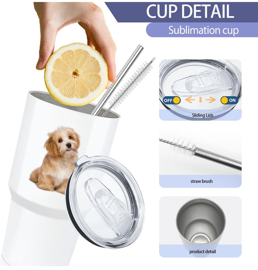 Vaso de 36 onzas, personalizados, puede agregar la foto que desee