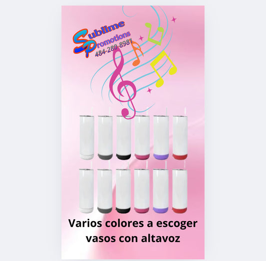 Vasos con Bluetooth